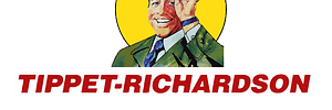Tippet-Richardson official logo with a man in a green suit tipping his hat with a smile
