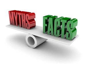 Tippet-Richardson moving services myths and facts in red and green lettering